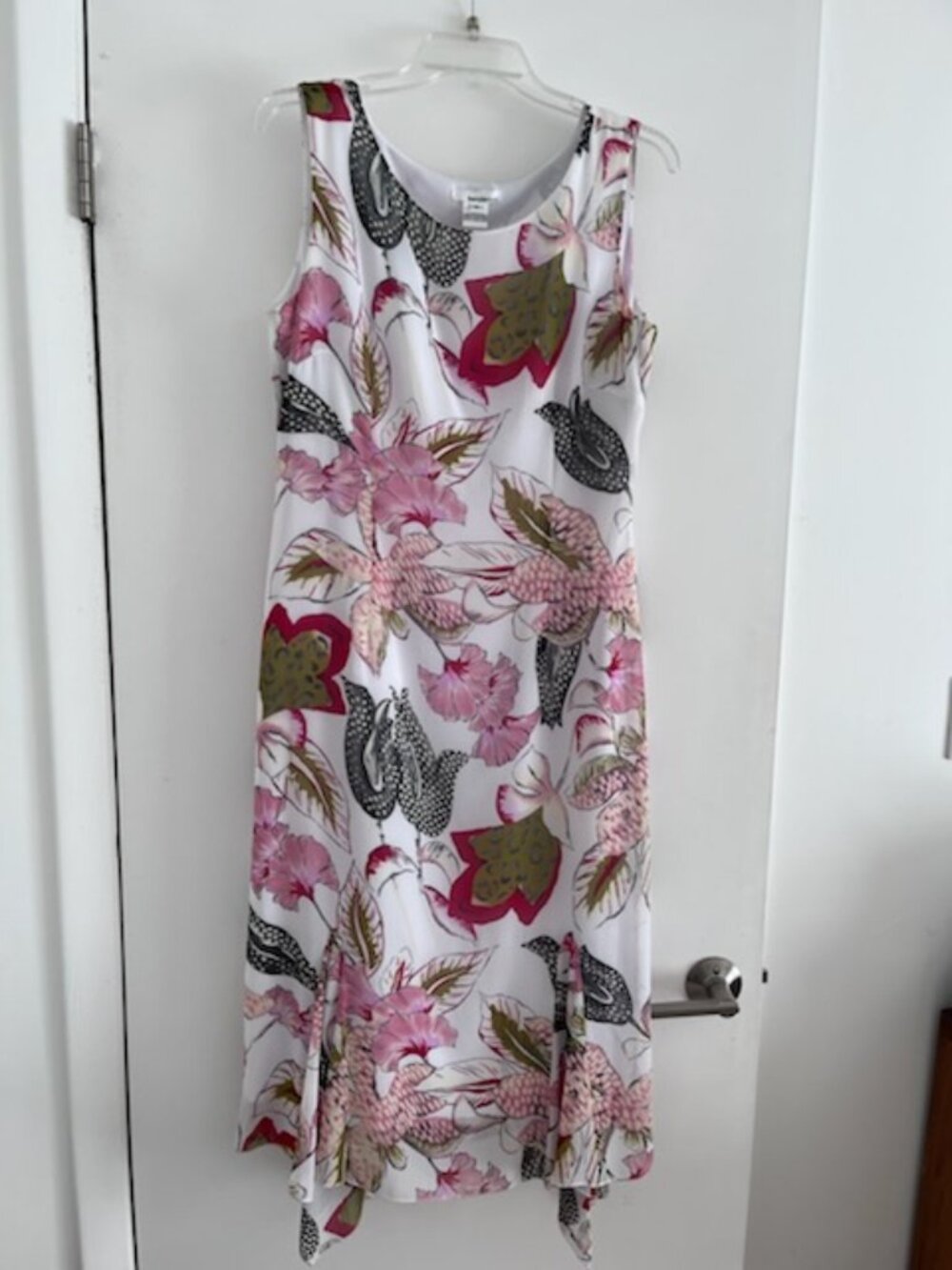 Kenzie Dress, vibrant floral print, Summer party dress
